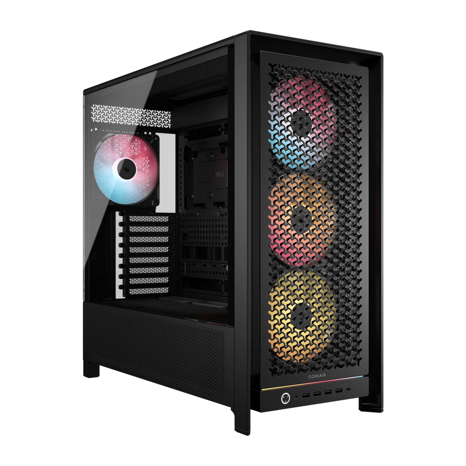 Corsair FRAME 5000D RS High-Airflow Mid-Tower PC Case - Black - Image 1