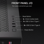 Corsair 3500X LX-R RGB iCUE LINK Mid-Tower PC Case - Black - Image 4