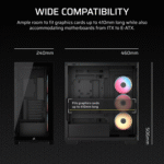 Corsair 3500X LX-R RGB iCUE LINK Mid-Tower PC Case - Black - Image 5
