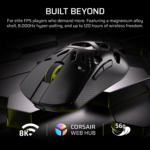 Corsair SABRE v2 PRO WIRELESS MAGNESIUM ALLOY 33000 DPI Gaming Mouse – Black