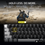 Corsair CLIPPER PRO MINI 60 Hall Effect Gaming Keyboard - Black
