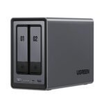 UGreen NASync DXP2800 2 Bay NAS with Seagate Ironwolf NAS 16TB SATA Hard Drive Bundle (2x 8TB)