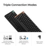 Keychron K10 HE 100% Wireless Magnetic Gaming Keyboard Nebula Switches – Black