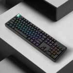 Keychron K10 HE 100% Hot-Swap Gateron Dbl-Rail Nebula Switch RGB Wireless Keyboard - Black