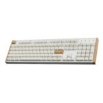 Keychron K10 HE Special Edition Full-size Hot-Swap Gateron Dbl-Rail Nebula Switch RGB Wireless Keyboard - White (Wood + Al) - Image 4