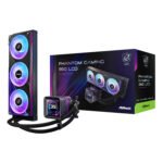 ASRock Phantom Gaming 360 LCD All-in-one Liquid CPU Cooler - Black