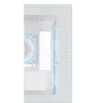 ASUS Prime AP202 ARGB mATX White Chassis - Image 4