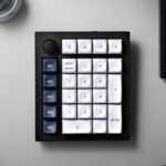Keychron Q0 Max QMK Gateron Jupiter Banana RGB Wireless Custom Number Pad Shell White - Image 4