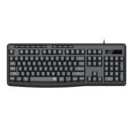 Redragon BK-7366 Full-size Ergonomic Wired Membrane Office Keyboard - Black