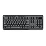 Redragon BK-7367 Full-size Ergonomic Wireless Membrane Office Keyboard - Black