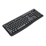Redragon BK-7367 Full-size Ergonomic Wireless Membrane Office Keyboard - Black