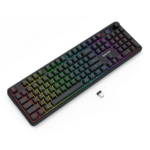 Redragon RM104 PRO VOLCANO RGB Wireless Membrane Gaming Keyboard - Black - Image 4