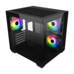 FSP S140 M-ATX Mid Tower Gaming Chassis - Black
