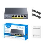 Cudy 4 Port Gigabit PoE 1x PoE Input 60W Switch - Image 2
