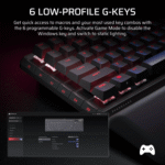 Corsair VANGUARD 96 Mechanical Gaming Keyboard, CORSAIR MLX Plasma - Black