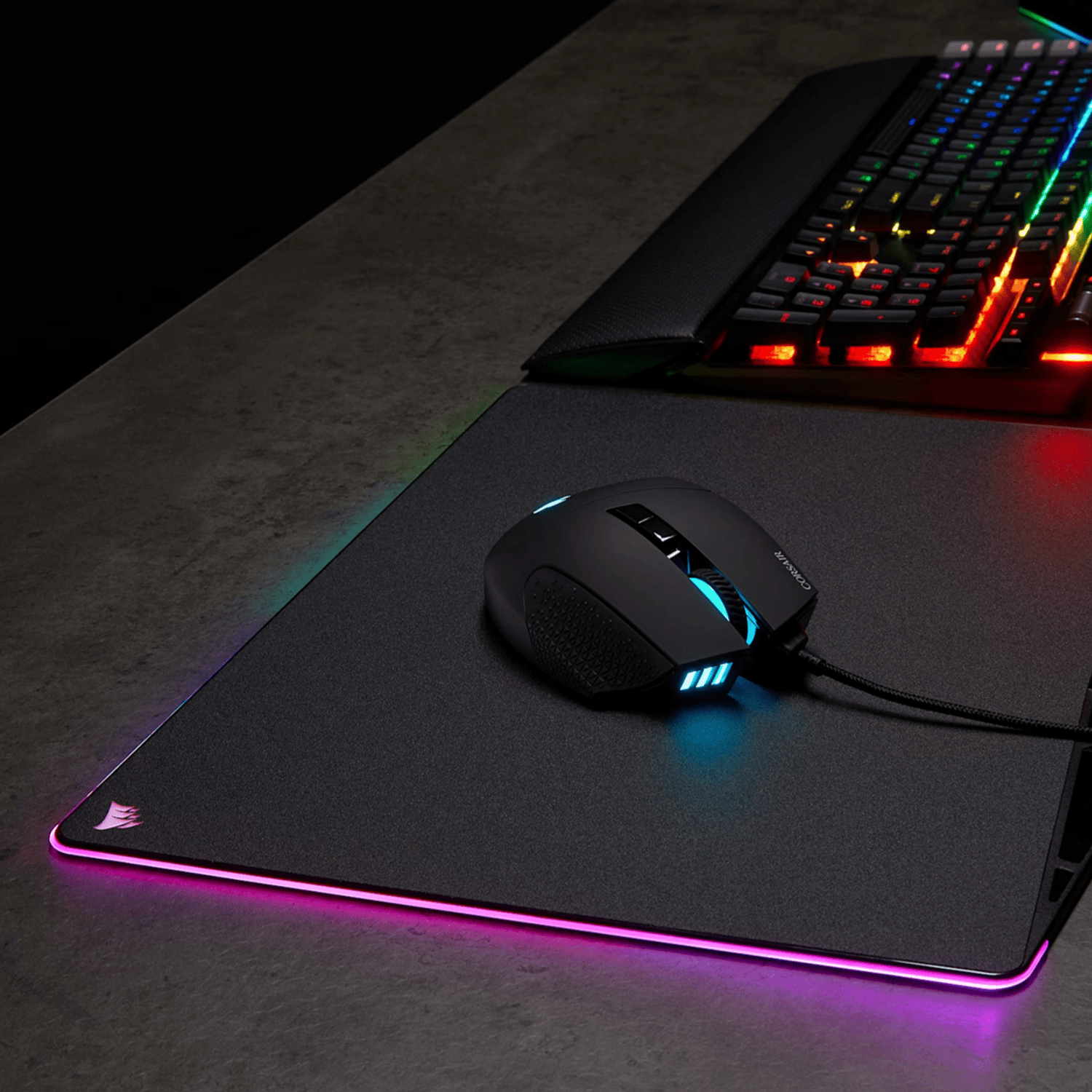 Corsair SCIMITAR RGB ELITE Optical 18 000 DPI MOBA/MMO Gaming Mouse - Black