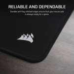 Corsair MM Anti-fray Cloth Gaming Mouse Pad Medium - Black