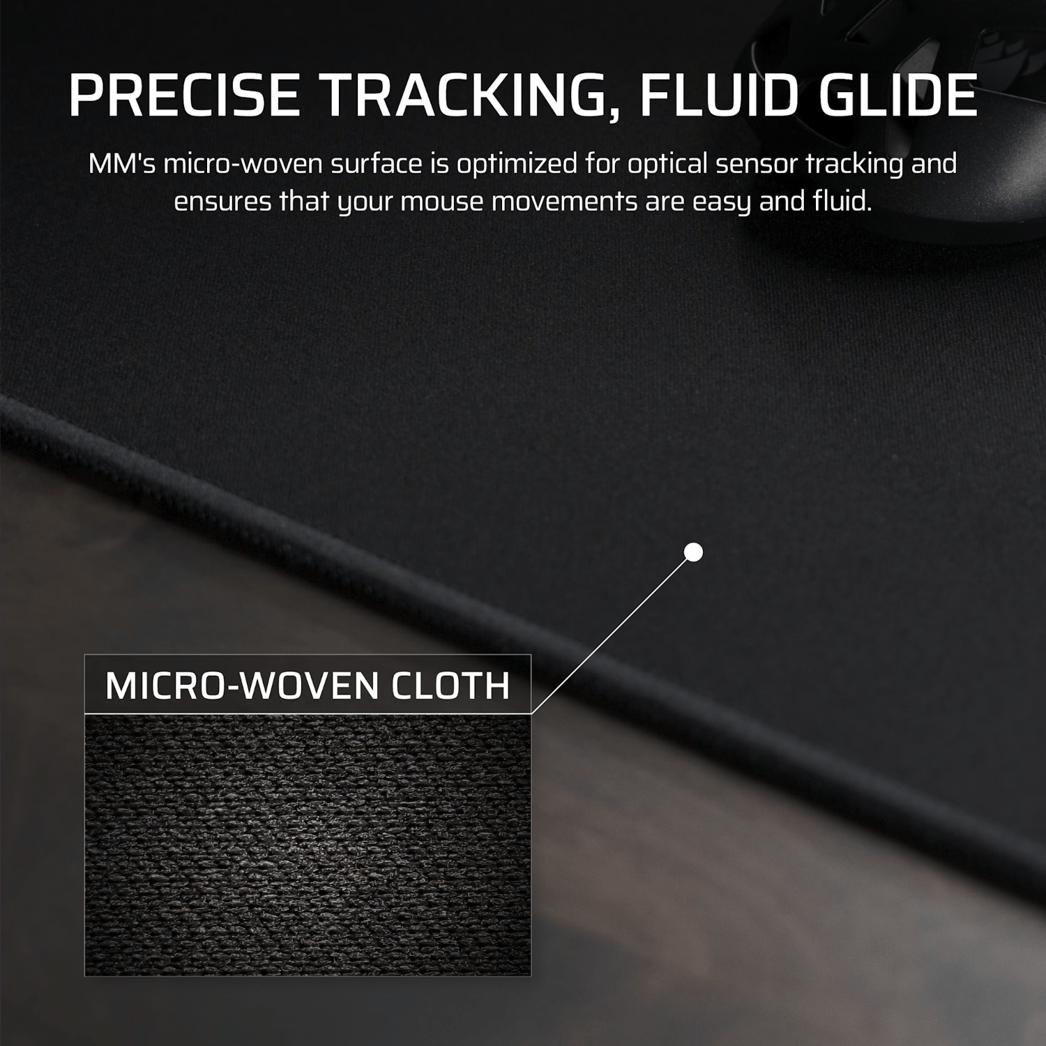 Corsair MM Anti-fray Cloth Gaming Mouse Pad 3XL - Black