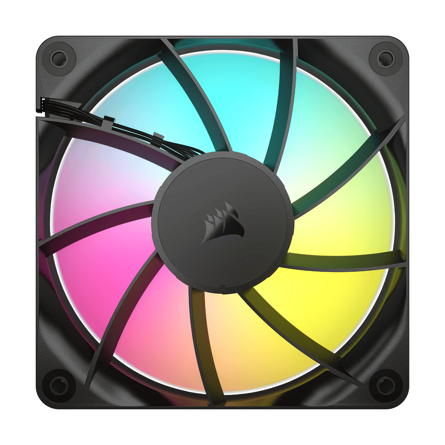Corsair RS120 ARGB 120mm PWM Fan - Black - Image 3