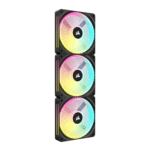 Corsair iCUE LINK QX120 RGB 120mm PWM PC Fans Starter Kit with iCUE LINK System Hub