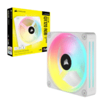 Corsair iCUE LINK QX120 RGB 120mm PWM PC Fan Expansion Kit - White