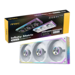 Antec INFINITY MATRIX PWM 360mm ARGB Reverse Case Fan Single Frame - White