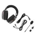 Redragon FURY WRS Over-Ear Wireless Gaming Headset - Black